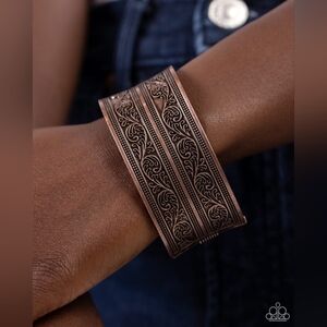 Eclectic European Copper Bracelet